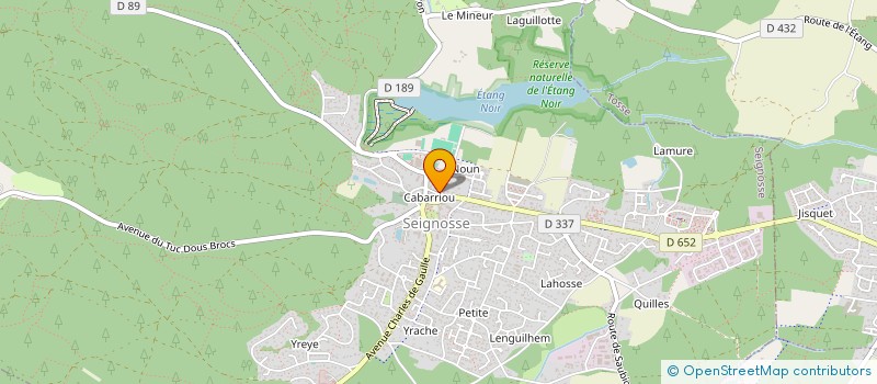 localisation de l'entreprise SCI DE LA DUNE  SEIGNOSSE