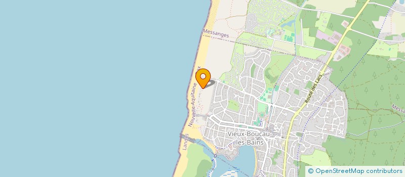 localisation de l'entreprise SCI DE LA DUNE  VIEUX-BOUCAU-LES-BAINS