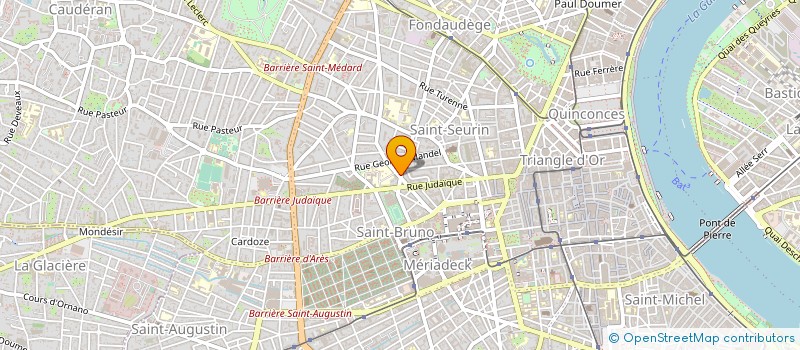 localisation de l'entreprise SCI DE LA DUNE DE L HERBE à BORDEAUX