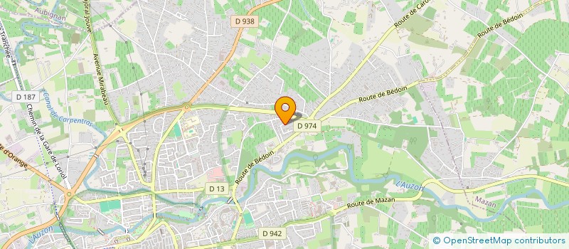 localisation de l'entreprise SCI DE LA DURANCE  CARPENTRAS