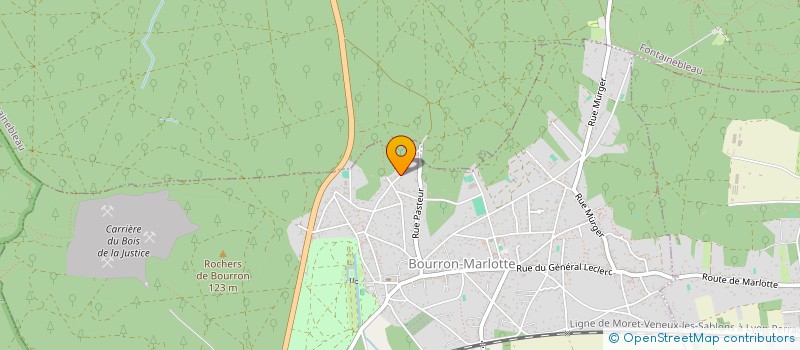 localisation de l'entreprise SCI DE LA DURANCE  BOURRON-MARLOTTE