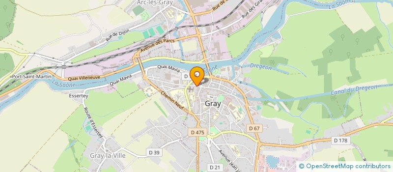 localisation de l'entreprise SCI DE LA DYSCINESIE à GRAY