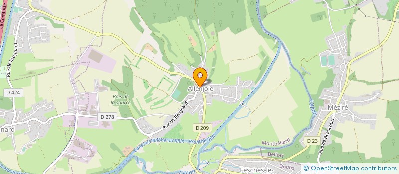 localisation de l'entreprise SCI DE LA FABRIQUE DU MOULIN  BADEVEL