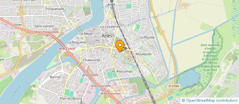 localisation de l'entreprise SCI DE LA FADAISE  ARLES