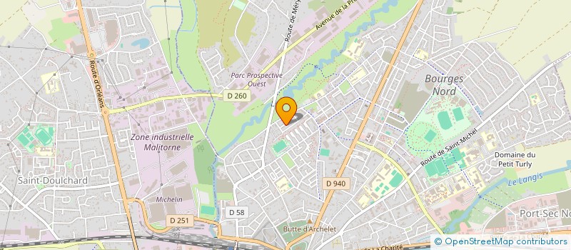 localisation de l'entreprise SCI DE LA FAIE  BOURGES