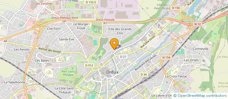 localisation de l'entreprise SCI DE LA FALAISE à DREUX