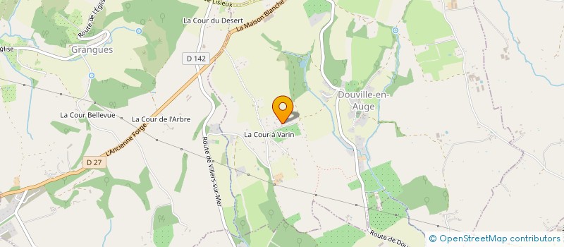 localisation de l'entreprise SCI DE LA FALAISE  BEUVRON-EN-AUGE