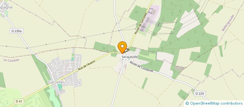 localisation de l'entreprise SCI DE LA FALAISE  LE CASTELET