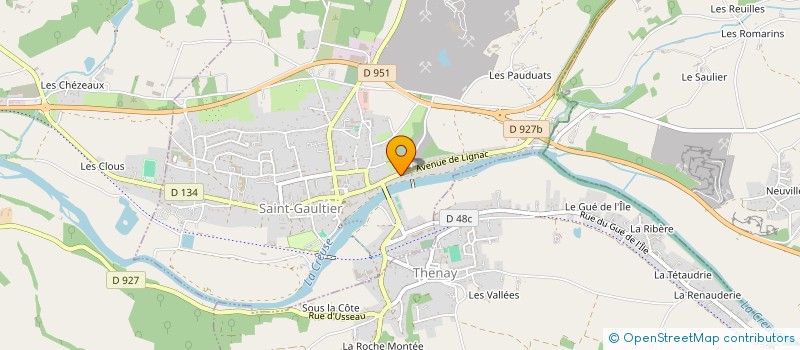 localisation de l'entreprise SCI DE LA FALAISE à SAINT-GAULTIER