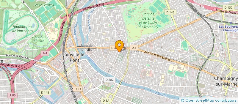 localisation de l'entreprise SCI DE LA FAMILLE CDM  CHAMPIGNY-SUR-MARNE