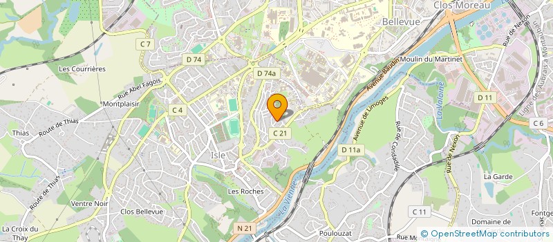 localisation de l'entreprise SCI DE LA FAMILLE CHEVREUIL à ISLE