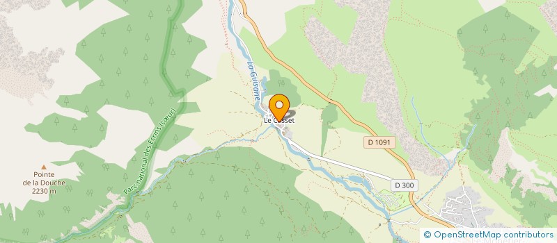 localisation de l'entreprise SCI DE LA FAMILLE LANDRE à LE MONETIER-LES-BAINS