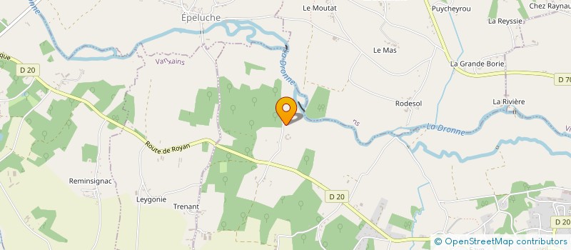 localisation de l'entreprise SCI DE LA FAMILLE PELLIER  RIBERAC