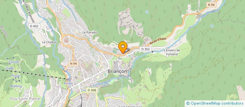 localisation de l'entreprise SCI DE LA FAMILLE PETIT à BRIANCON