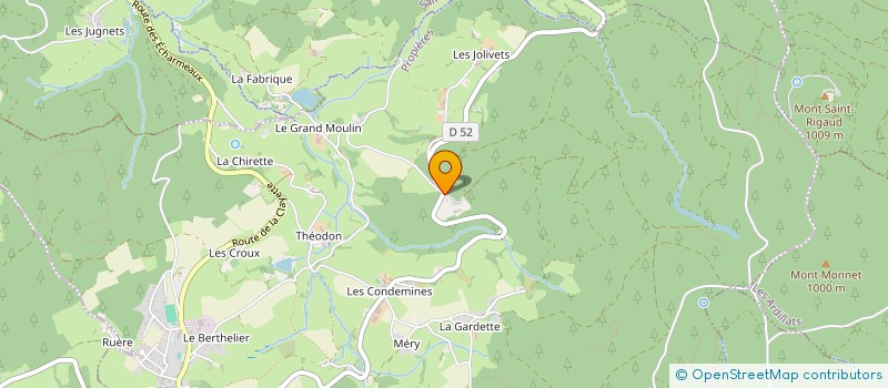 localisation de l'entreprise SCI DE LA FARGE SAINT RIGAUD  PROPIERES