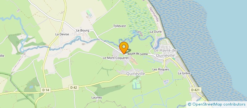 localisation de l'entreprise SCI DE LA FARGETTE  QUINEVILLE