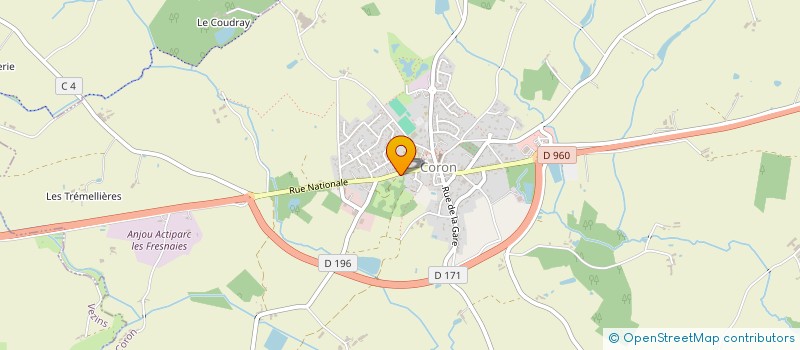 localisation de l'entreprise SCI DE LA FAURITE  CORON