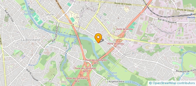 localisation de l'entreprise SCI DE LA FAVERIE à VERTOU