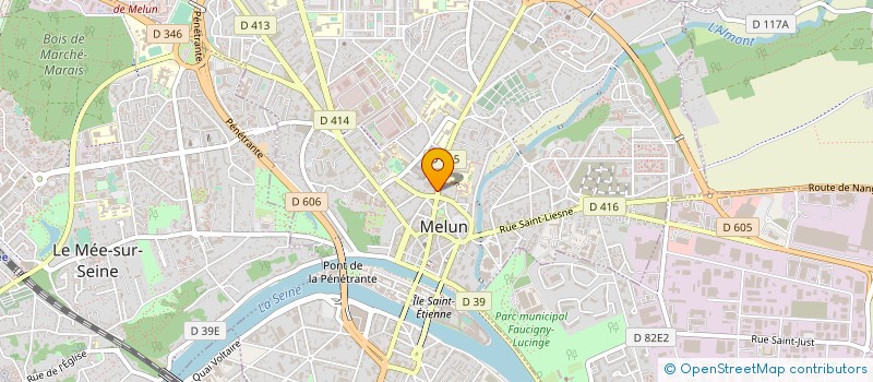 localisation de l'entreprise SCI DE LA FAVIERE II à MELUN