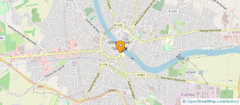 localisation de l'entreprise SCI DE LA FEDERATION  VILLENEUVE-SUR-LOT