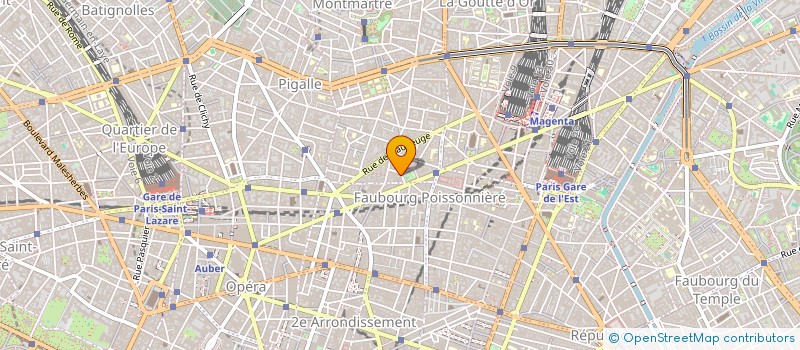 localisation de l'entreprise SCI DE LA FEDERATION DE LA METALLURGIE à PARIS