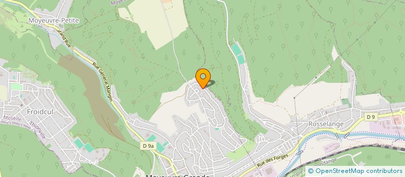 localisation de l'entreprise SCI DE LA FEE CHLOE  MOYEUVRE-GRANDE