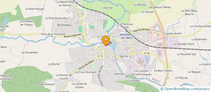 localisation de l'entreprise SCI DE LA FEE VIVIANE  MONTFORT-SUR-MEU