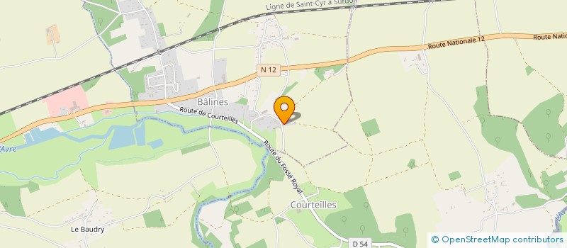 localisation de l'entreprise SCI DE LA FENEANTERIE  BALINES