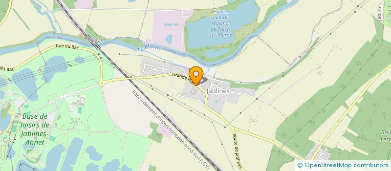 localisation de l'entreprise SCI DE LA FERME  JABLINES