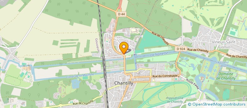 localisation de l'entreprise SCI DE LA FERME  CHANTILLY