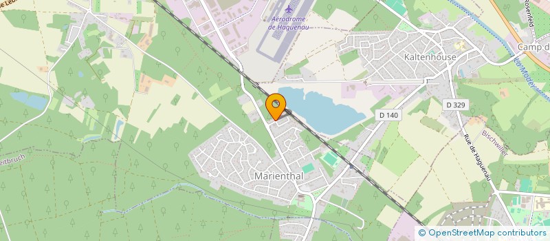 localisation de l'entreprise SCI DE LA FERME  WEYERSHEIM