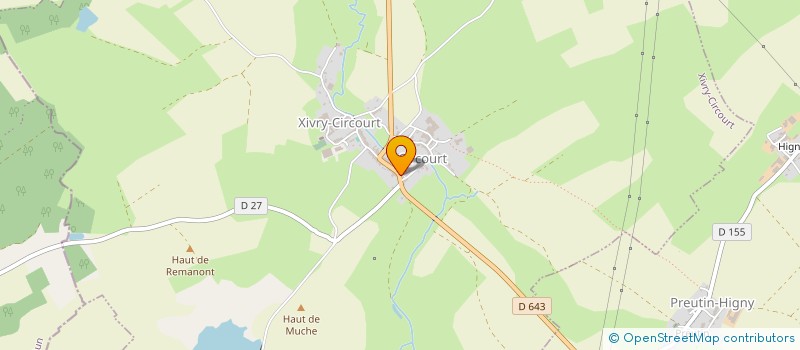 localisation de l'entreprise SCI DE LA FERME  XIVRY-CIRCOURT