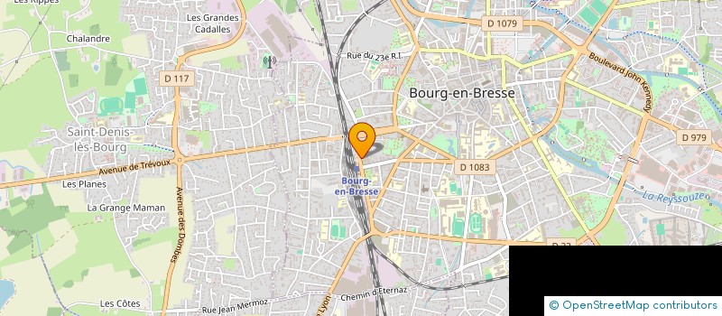 localisation de l'entreprise SCI DE LA FERME à BOURG-EN-BRESSE