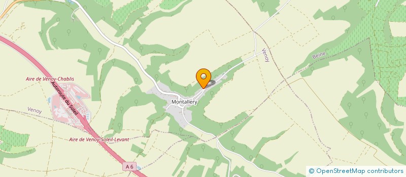 localisation de l'entreprise SCI DE LA FERME  AUGY