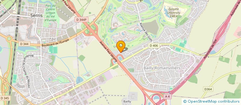 localisation de l'entreprise SCI DE LA FERME  BAILLY-ROMAINVILLIERS