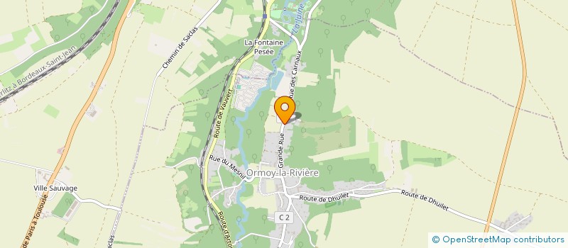 localisation de l'entreprise SCI DE LA FERME A TUTURE  BRIERES-LES-SCELLES