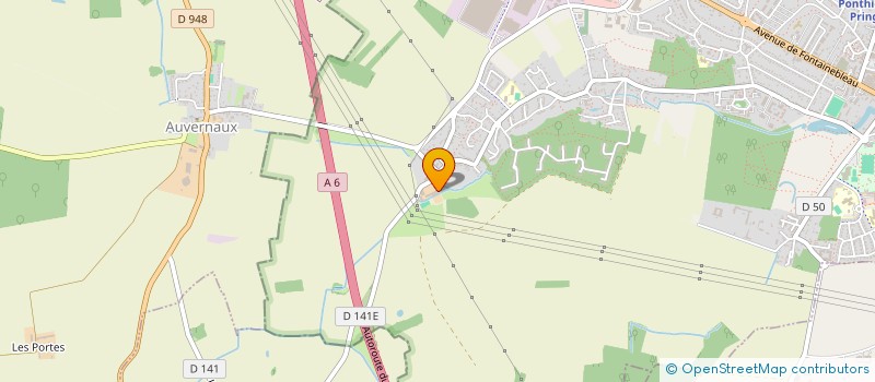 localisation de l'entreprise SCI DE LA FERME D'AUXONNETTES  SAINT-FARGEAU-PONTHIERRY