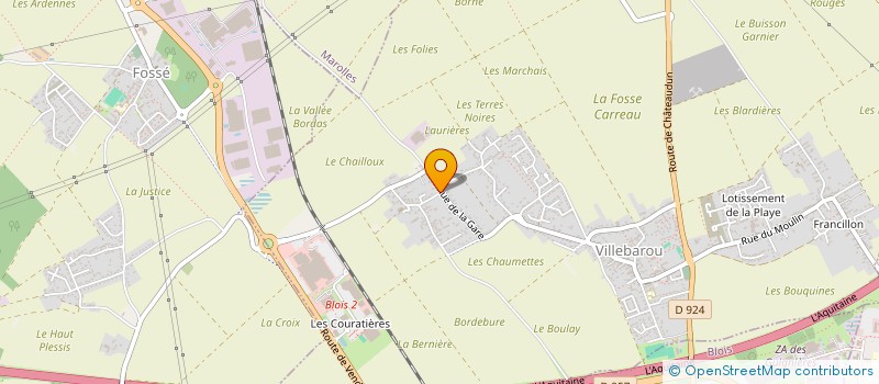 localisation de l'entreprise SCI DE LA FERME D'AVIGNON  VILLEBAROU