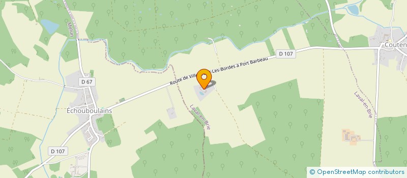 localisation de l'entreprise SCI DE LA FERME D'EGREFIN  LAVAL-EN-BRIE