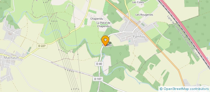 localisation de l'entreprise SCI  DE LA FERME DE CHAPUIS  PAMFOU