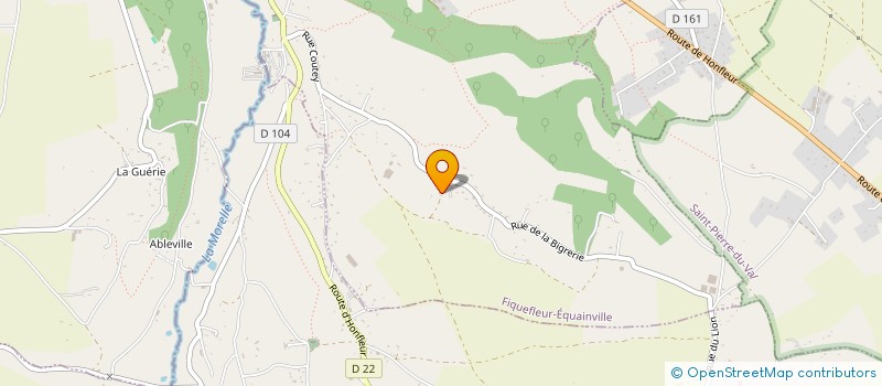 localisation de l'entreprise SCI DE LA FERME DE GRESTAIN  FATOUVILLE-GRESTAIN