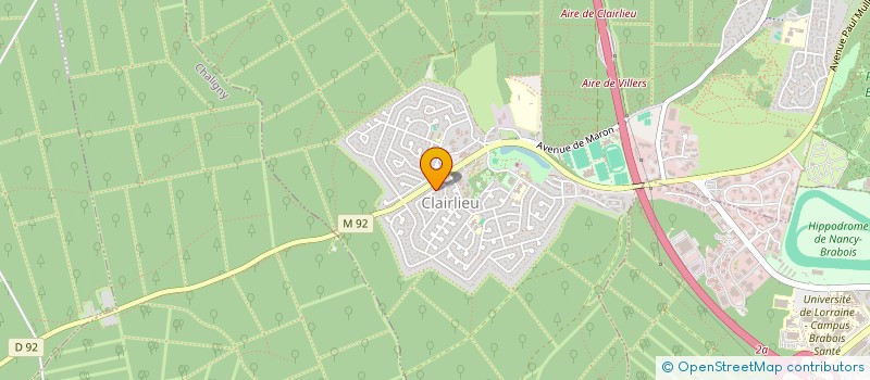 localisation de l'entreprise SCI DE LA FERME DE L ABBAYE  VILLERS-LES-NANCY