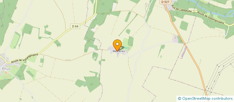 localisation de l'entreprise SCI DE LA FERME DE L'HOTEL DIEU  VALLANGOUJARD