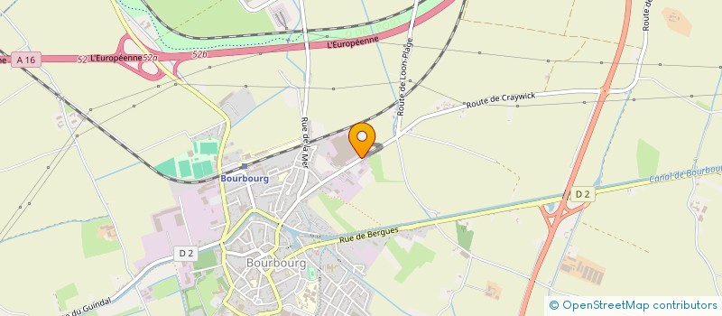 localisation de l'entreprise SCI DE LA FERME DE LA CHAPELLE  BOURBOURG