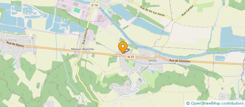 localisation de l'entreprise SCI DE LA FERME DE LA FOLIE  PIERREFONDS