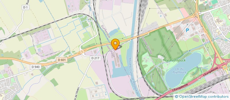 localisation de l'entreprise SCI DE LA FERME DE LA FORET  LOON-PLAGE