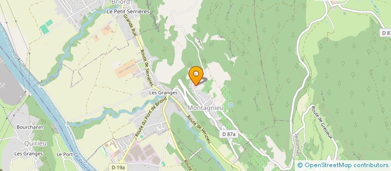 localisation de l'entreprise SCI DE LA FERME DE LUIDON  SEILLONNAZ