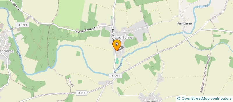 localisation de l'entreprise SCI DE LA FERME DE PARADIS à COURTOMER