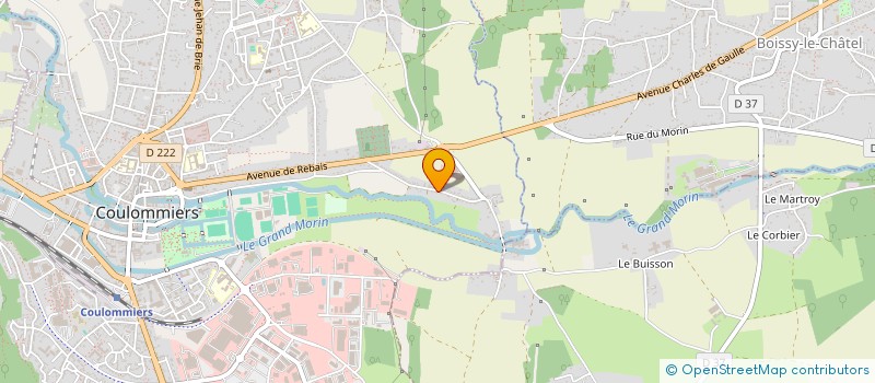 localisation de l'entreprise SCI DE LA FERME DE PONTMOULIN à COULOMMIERS
