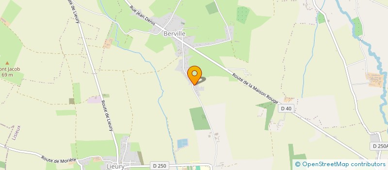 localisation de l'entreprise SCI DE LA FERME DES CINQ FRERES  SAINT-PIERRE-EN-AUGE